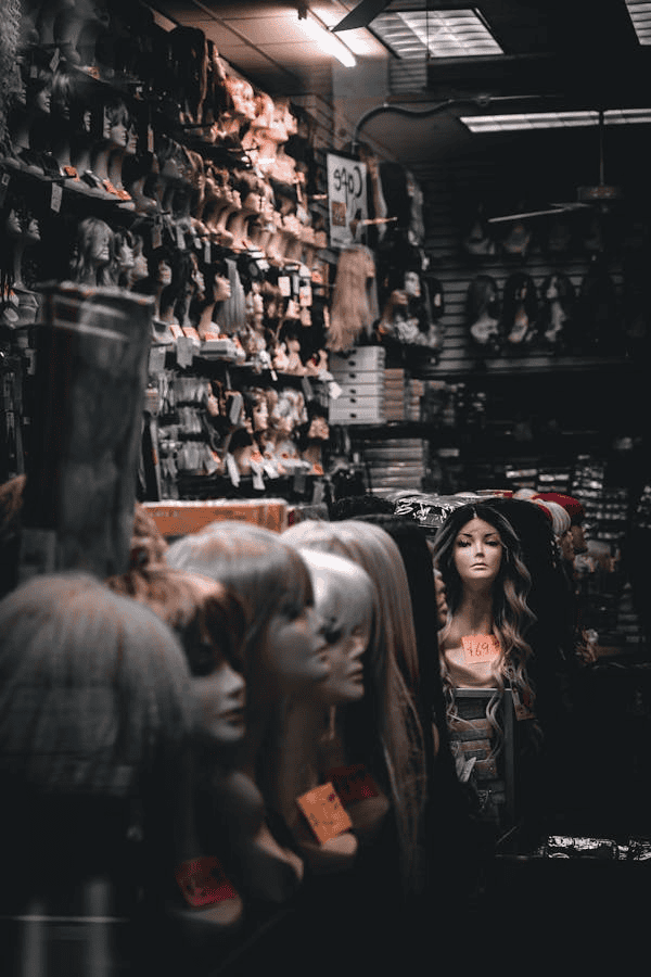 Room of wigs